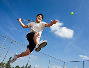 Flat feet treatment of tennis player in Ontario
